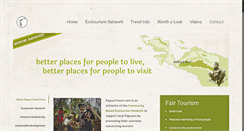 Desktop Screenshot of papua-travel.com
